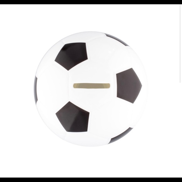 Tiffany & Co Soccer Piggy Bank Fine China NEW - Picture 2 of 6